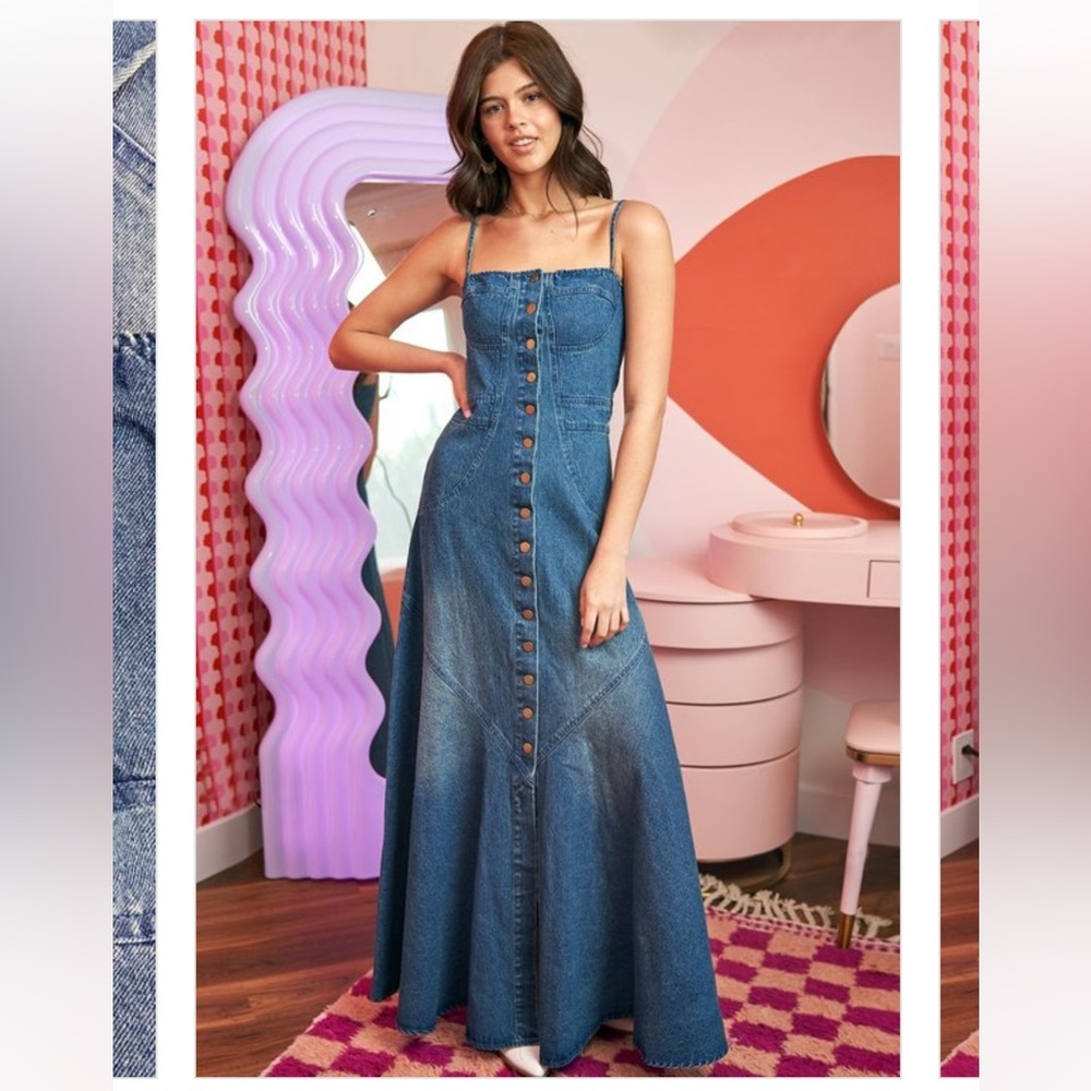 Brand New Jade by Jane button down Denim Dress
